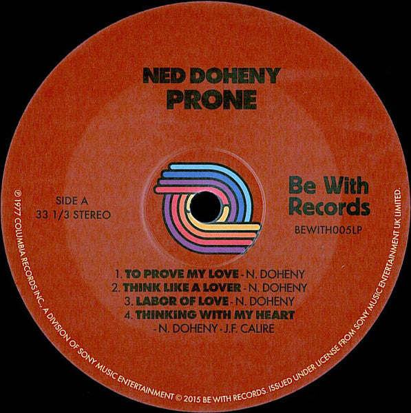 Ned Doheny - Prone (VINYL) | Mint (M) Mint (M)-Classic Vinyl Record
