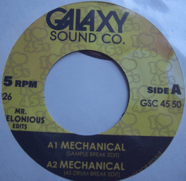 Mr. Thelonious - Mechanical (7" VINYL) |-Classic Vinyl Record