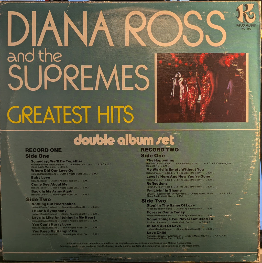 The Supremes - Greatest Hits (2xVINYL) | Near Mint- (NM-) Very Good Plus (VG+)-Classic Vinyl Record