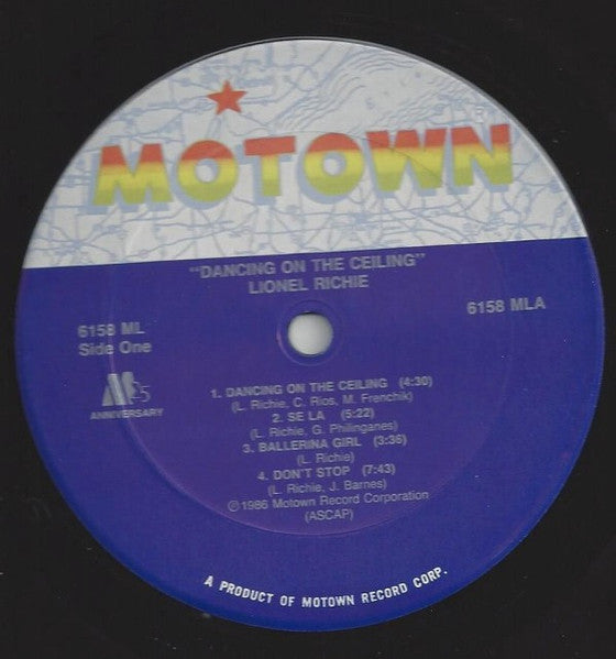 Lionel Richie - Dancing On The Ceiling (VINYL) | Near Mint (NM) Near Mint (NM)-Classic Vinyl Record