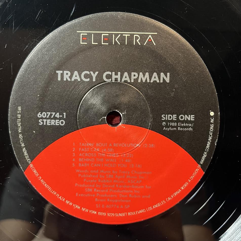 Tracy Chapman - Tracy Chapman (VINYL) | Very Good (VG) Very Good (VG)-Classic Vinyl Record