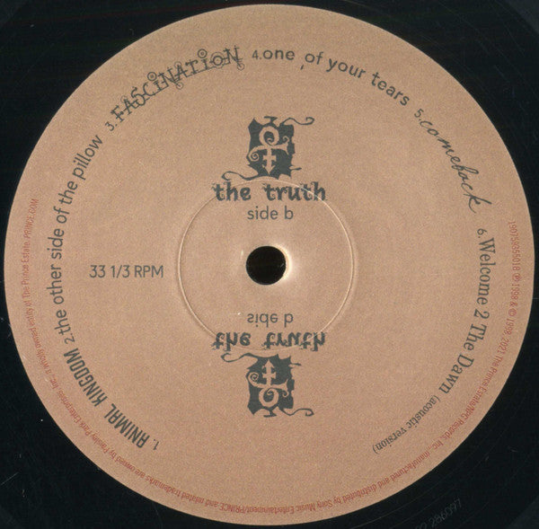 The Artist (Formerly Known As Prince) - The Truth | Mint (M) Mint (M)-Classic Vinyl Record