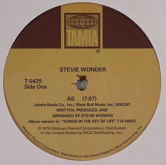 Stevie Wonder As 12" Mint (M) Generic-Classic Vinyl Record