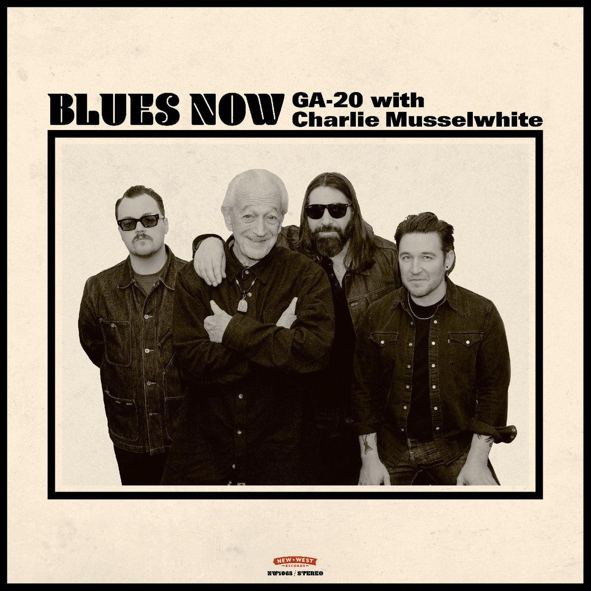 GA-20 with Charlie Musselwhite - (PRESALE 7/31/26) BLUES NOW (TIPON JACKET STICKER VINYL) |-Classic Vinyl Record