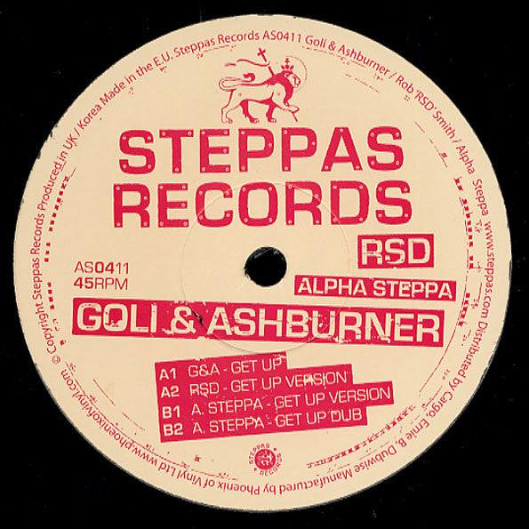 Goli (2) & Ashburner - Get Up | Mint (M) Generic-Classic Vinyl Record