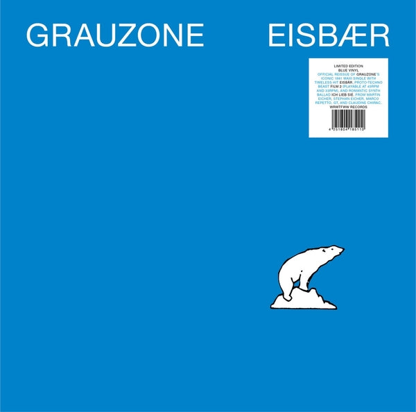 Grauzone - Eisbar (Blue Vinyl EP) | Mint (M) Mint (M)-Classic Vinyl Record
