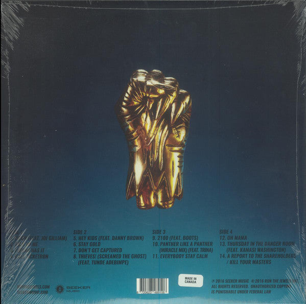 Run The Jewels - Run The Jewels 3 | Mint (M) Mint (M)-Classic Vinyl Record