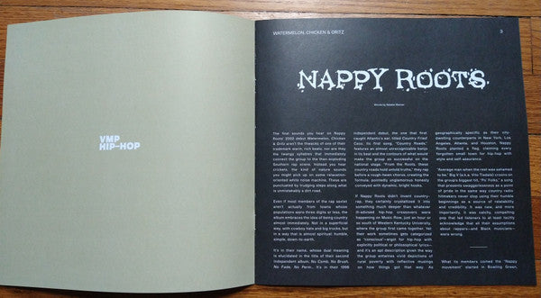 Nappy Roots - Watermelon, Chicken & Gritz (2xCOLOR VINYL) | Mint (M) Mint (M)-Classic Vinyl Record