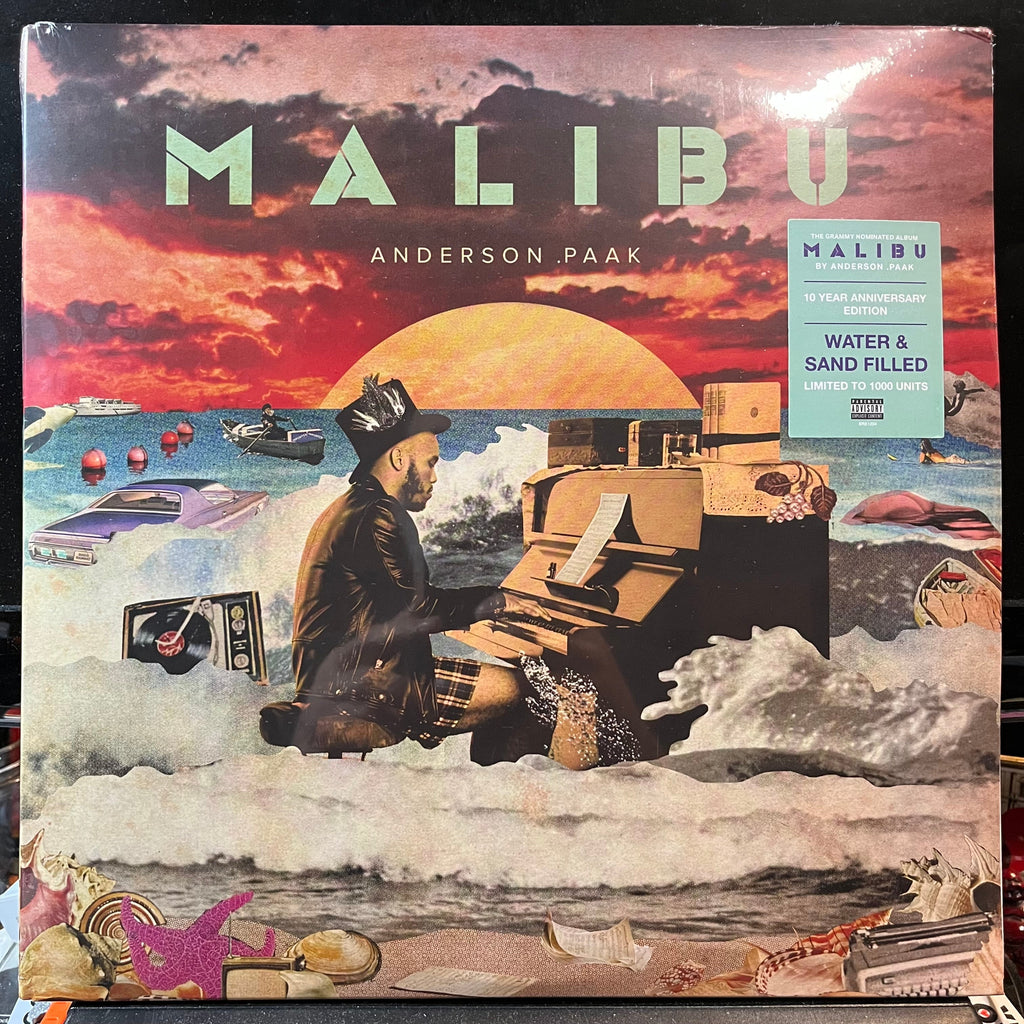 Anderson Paak - Malibu (WATER AND SAND 2xVINYL)*CREASED* | Mint (M) Excellent (EX)-Classic Vinyl Record