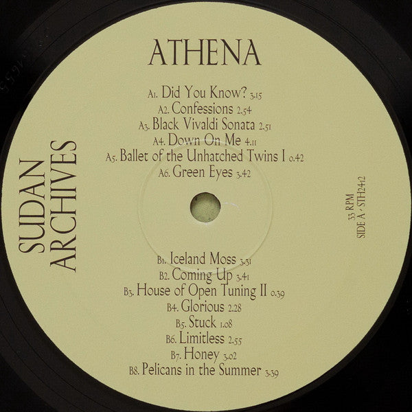 Sudan Archives - Athena | Mint (M) Mint (M)-Classic Vinyl Record