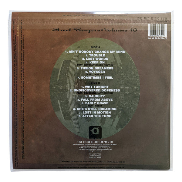 Street Bangerz Volume 10 | Mint (M) Mint (M)-Classic Vinyl Record