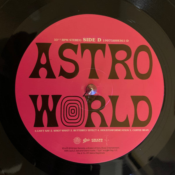Travis Scott (2) - Astroworld | Mint (M) Mint (M)-Classic Vinyl Record