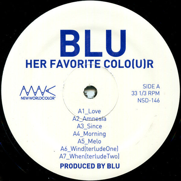 Blu (2) - Her Favorite Colo(u)r | Mint (M) Mint (M)-Classic Vinyl Record