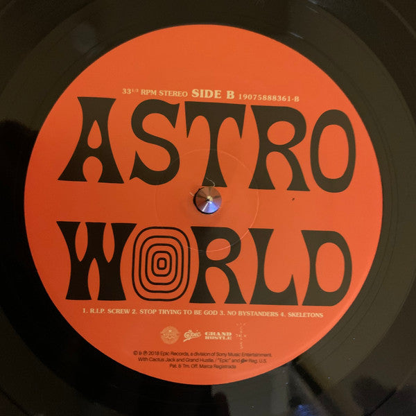 Travis Scott (2) - Astroworld | Mint (M) Mint (M)-Classic Vinyl Record