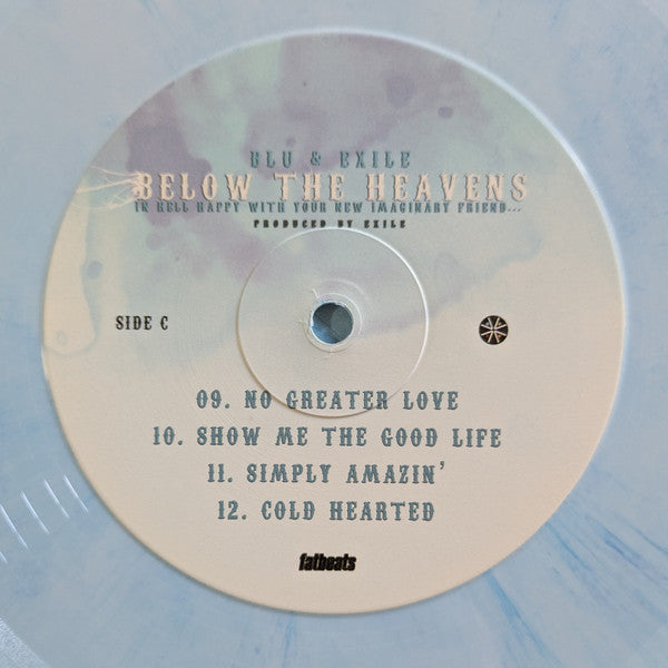 Blu & Exile - Below The Heavens (2xCOLOR VINYL & 7") | Mint (M) Mint (M)-Classic Vinyl Record
