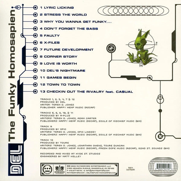 Del Tha Funkee Homosapien - Future Development (BLUE/GREEN MARBLED VINYL 2xLP) |-Classic Vinyl Record