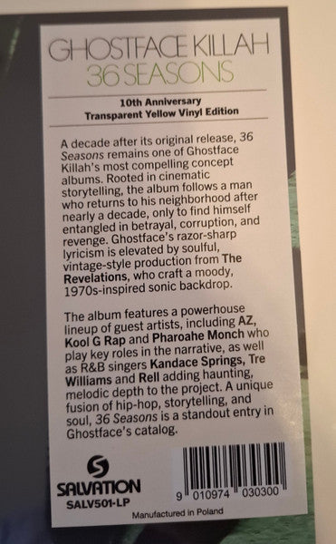 Ghostface Killah - 36 Seasons (VINYL) | Mint (M) Mint (M)-Classic Vinyl Record
