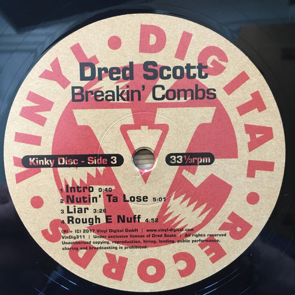 Dred Scott - Breakin' Combs (2xVINYL) | Mint (M) Mint (M)-Classic Vinyl Record