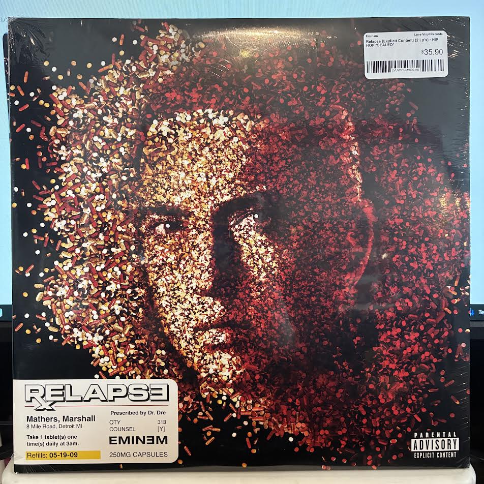 Eminem - Relapse [Explicit Content] (2 Lp's) | Mint (M) Mint (M)-Classic Vinyl Record