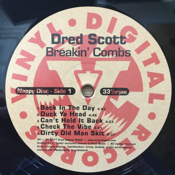 Dred Scott - Breakin' Combs (2xVINYL) | Mint (M) Mint (M)-Classic Vinyl Record