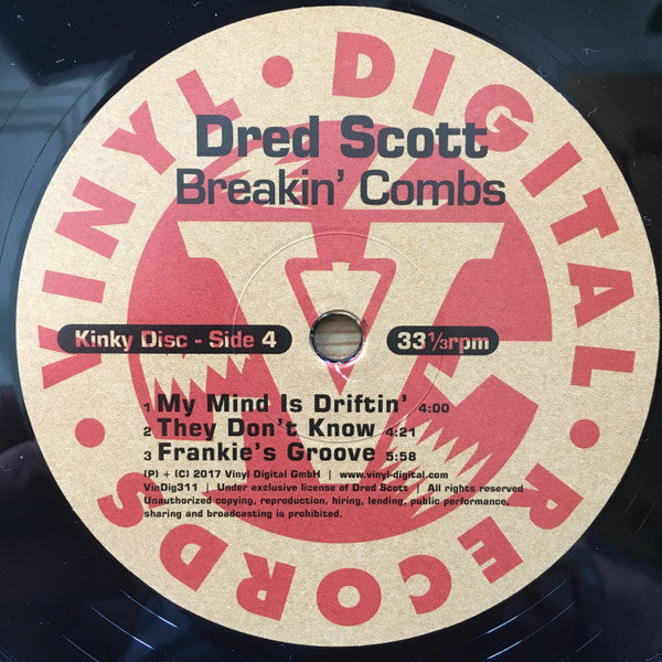 Dred Scott - Breakin' Combs (2xVINYL) | Mint (M) Mint (M)-Classic Vinyl Record