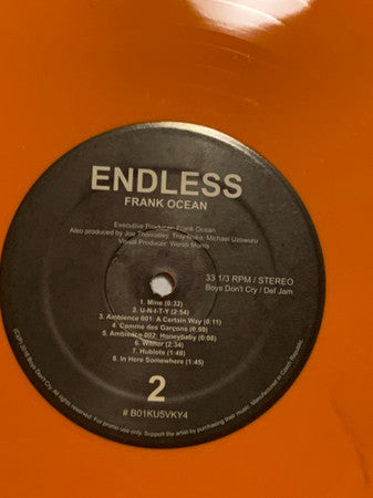 Endless (2xUNOFFICIAL COLOR VINYL) |-Classic Vinyl Record