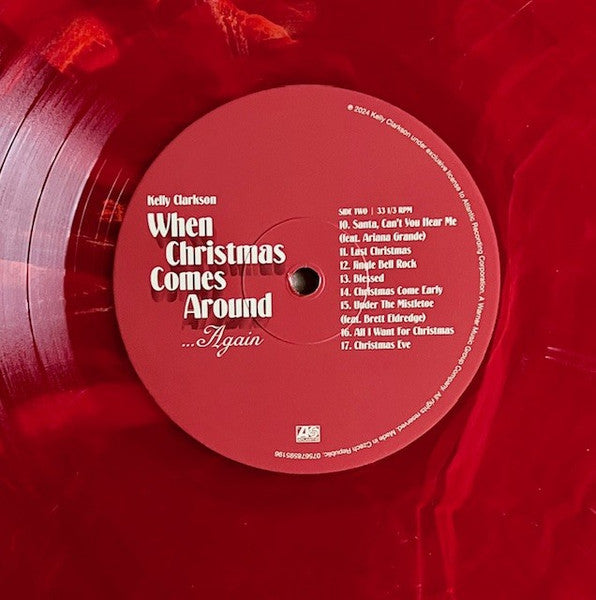 Kelly Clarkson - When Christmas Comes Around...Again (2xRED VINYL) | Mint (M) Mint (M)-Classic Vinyl Record