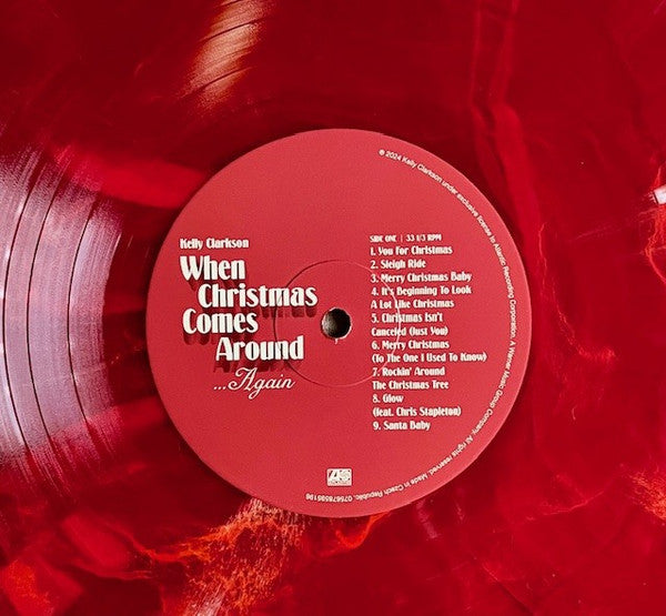 Kelly Clarkson - When Christmas Comes Around...Again (2xRED VINYL) | Mint (M) Mint (M)-Classic Vinyl Record