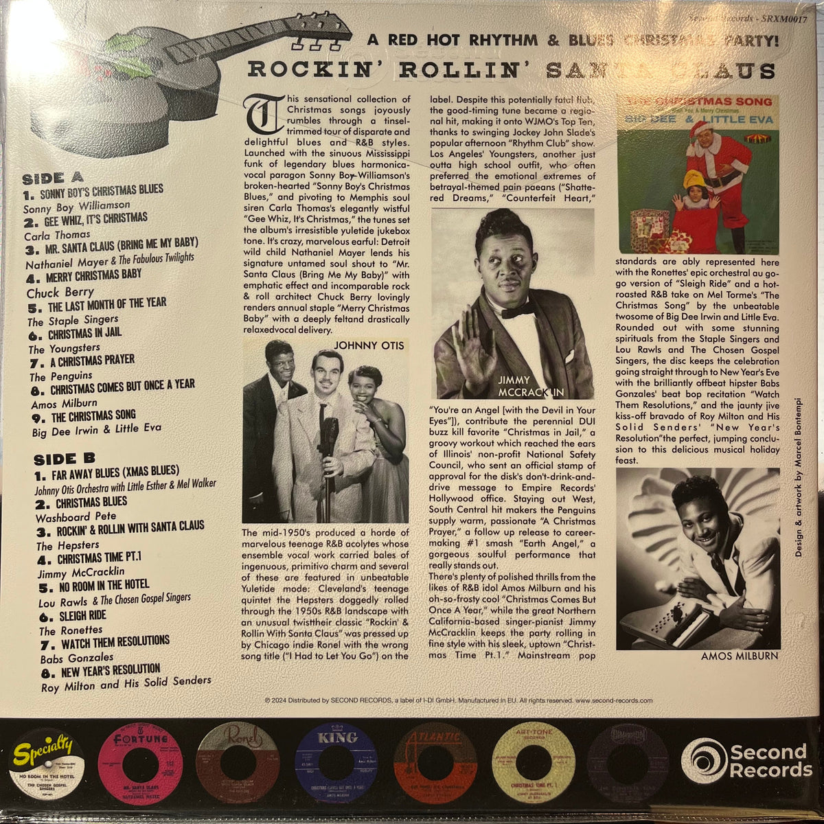 Various - ROCKIN' ROLLIN' SANTA CLAUS (VINYL) | Mint (M) Mint (M)-Classic Vinyl Record