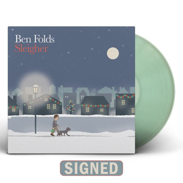 Ben Folds - Sleigher (COKE BOTTLE CLEAR VINYL / SIGNED) | Mint (M) Mint (M)-Classic Vinyl Record