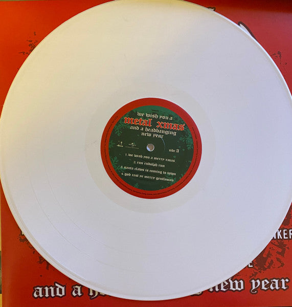 Various - We Wish You A Metal Xmas And A Headbanging New Year (2xWHITE VINYL) *SEAM SPLIT* | Mint (M) Excellent+ (EX+)-Classic Vinyl Record