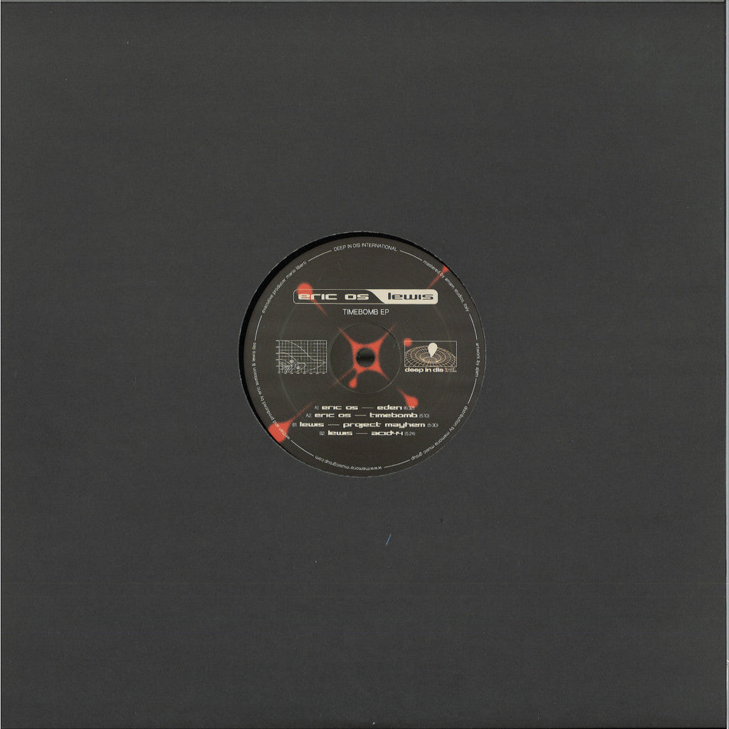 Eric OS / Lewis - Timebomb EP (VINYL 12" Deep in Dis intl. DIDWAX003) | NEW-Classic Vinyl Record