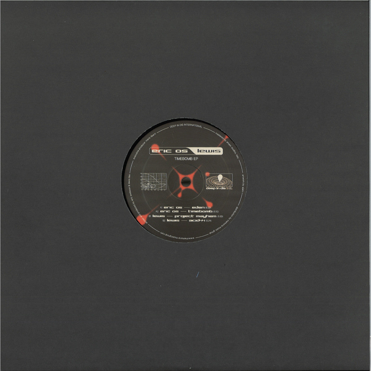 Eric OS / Lewis - Timebomb EP (VINYL 12" Deep in Dis intl. DIDWAX003) | NEW-Classic Vinyl Record