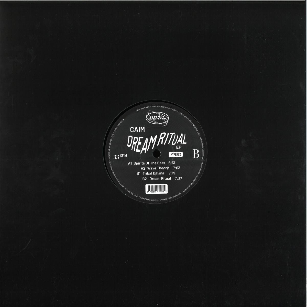 Caim - (PRESALE 08/07/26) Dream Ritual EP (VINYL 12" Hyperdreams HYPER02) | NEW Mint (M) Mint (M)-Classic Vinyl Record