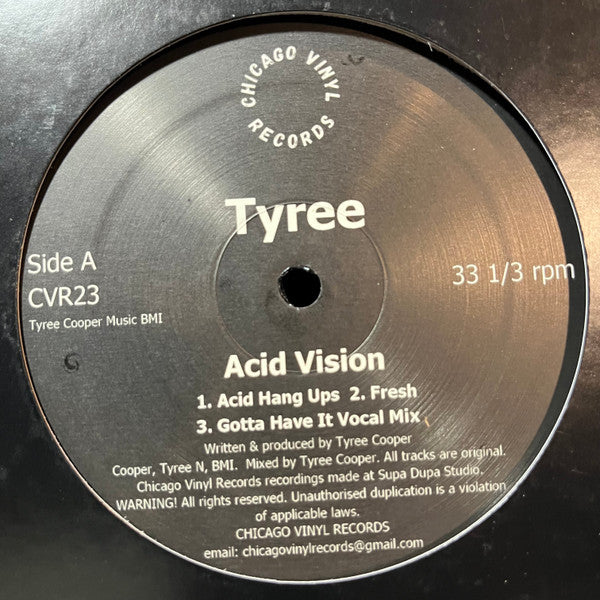 Tyree Cooper - Acid Vision (VINYL) |-Classic Vinyl Record