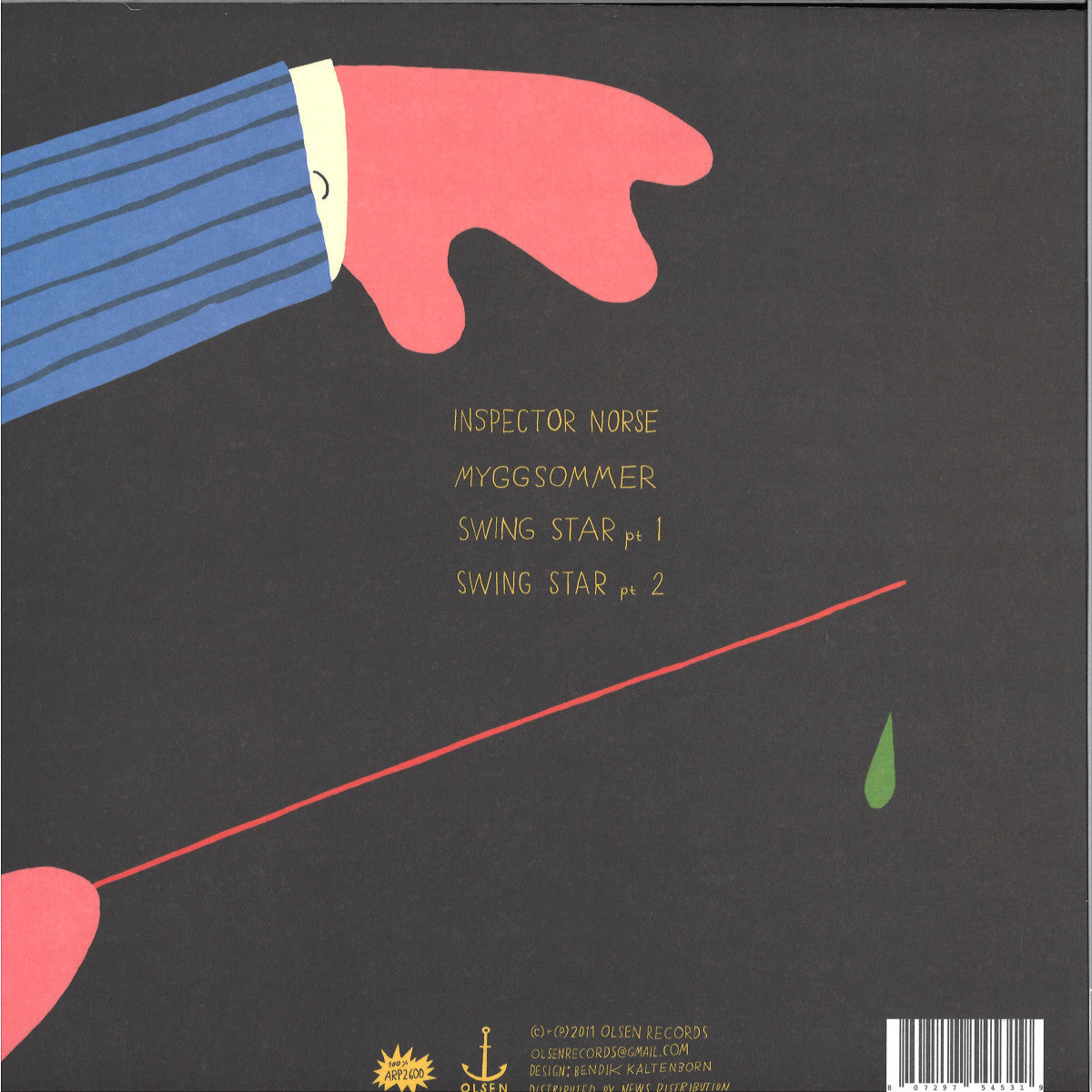 Todd Terje - It's The Arps (VINYL 12" Olsen OLS001 2022) | Mint (M) Mint (M)-Classic Vinyl Record