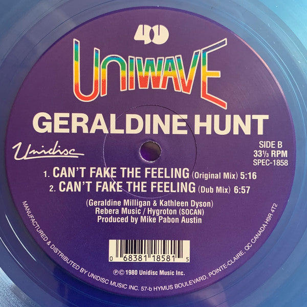 Can't Fake The Feeling (Carl Cox Remix) | Mint (M) Mint (M)-Classic Vinyl Record
