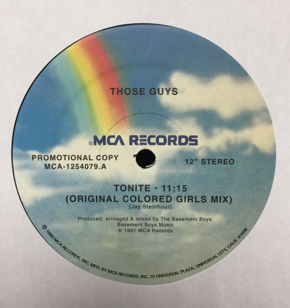 Those Guys - Tonite (PROMO VINYL) |-Classic Vinyl Record