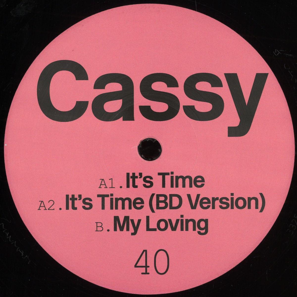Cassy - It's Time (VINYL 12") | Mint (M) Mint (M)-Classic Vinyl Record