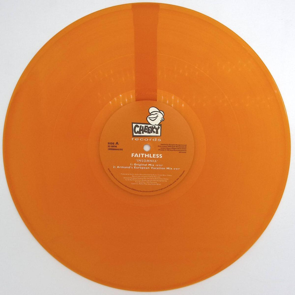 Faithless - Insomnia: 30th Anniversary (IMPORT 12" ORANGE VINYL LP CMG 19958444191) | NEW Mint (M) Mint (M)-Classic Vinyl Record