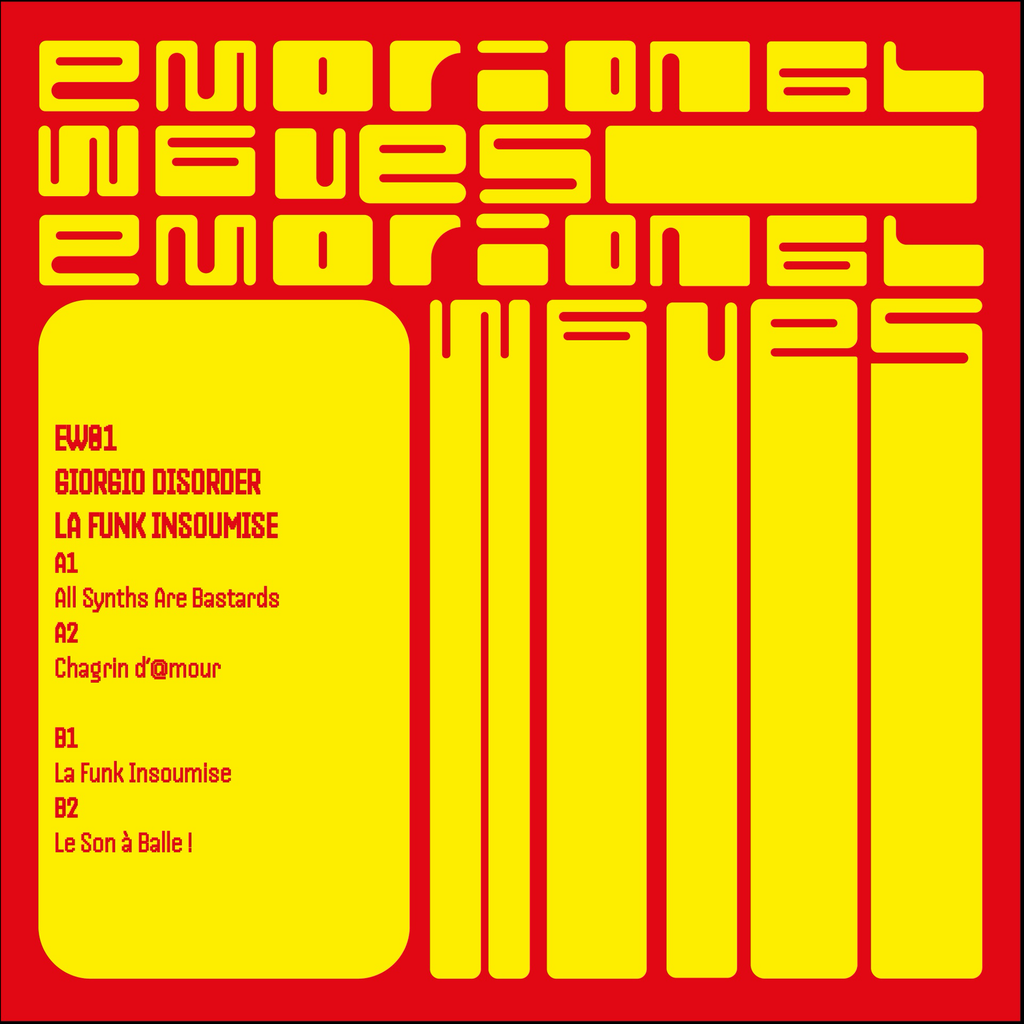 Giorgio Disorder - La funk Insoumise (VINYL) | Mint (M) Mint (M)-Classic Vinyl Record
