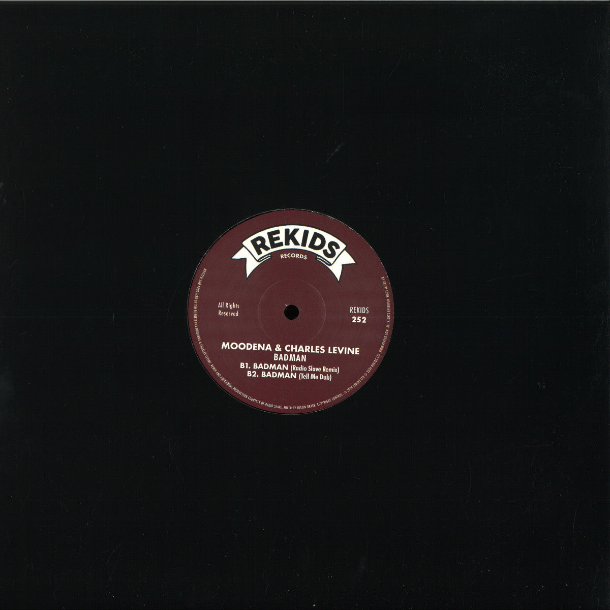 Moodena & Charles Levine - Badman (VINYL 12") | Mint (M) Mint (M)-Classic Vinyl Record