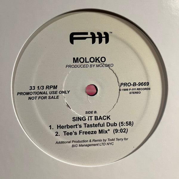 Moloko - Sing It Back (VINYL 12") | NEW Mint (M) Mint (M)-Classic Vinyl Record