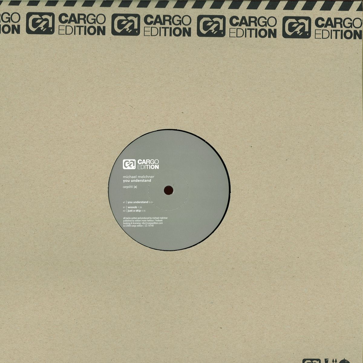 Michael Melchner - You Understand (VINYL 12" Cargo Edition CARGO010) | NEW Mint (M) Mint (M)-Classic Vinyl Record