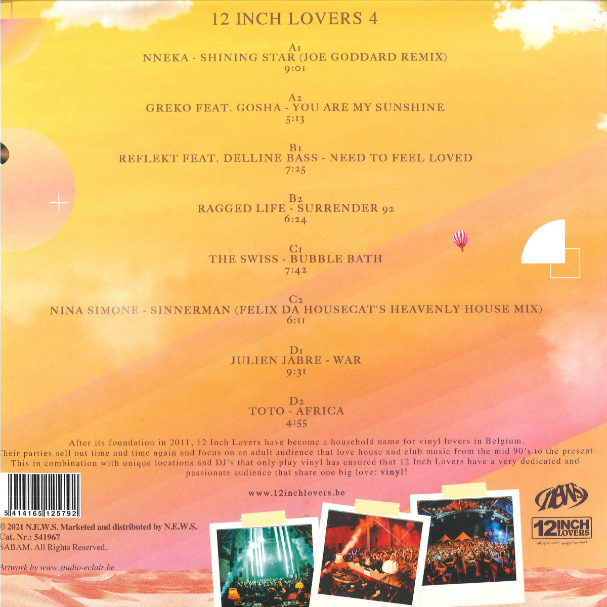Various - 12 INCH LOVERS 4 (2xVINYL) | Mint (M) Mint (M)-Classic Vinyl Record