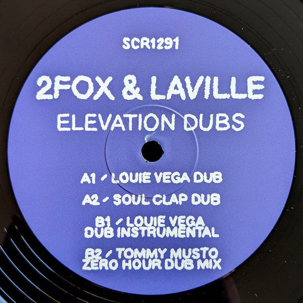 2fox & Laville - Elevation [Dubs] (VINYL) | Mint (M) Mint (M)-Classic Vinyl Record