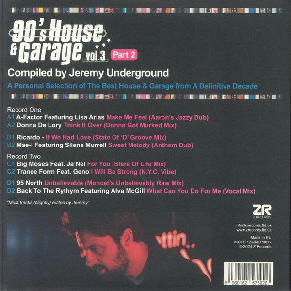 90's House & Garage Vol.3 (Part 2) | Mint (M) Mint (M)-Classic Vinyl Record