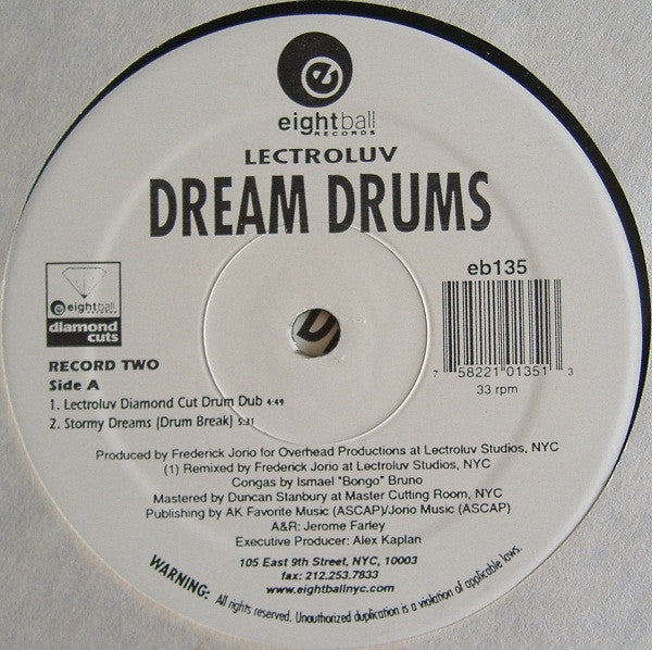 Lectroluv - Dream Drums | Excellent (EX) Generic-Classic Vinyl Record