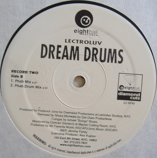 Lectroluv - Dream Drums | Excellent (EX) Generic-Classic Vinyl Record
