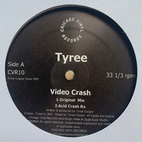 Tyree Cooper - Video Crash | Mint (M) Generic-Classic Vinyl Record